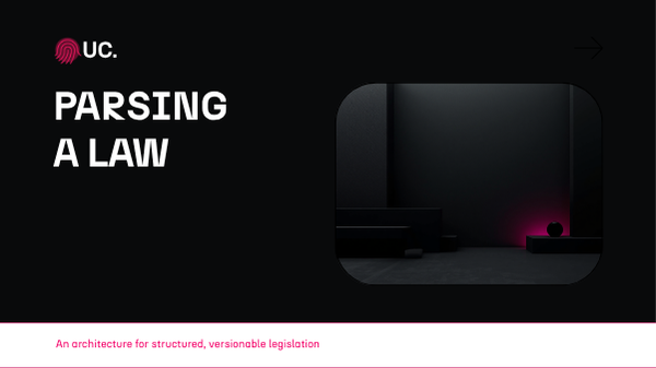 Parsing a Law Is Not Parsing Text