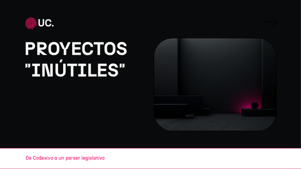 Los proyectos "inútiles" nunca son completamente inútiles